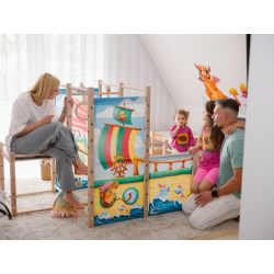 Mały plac zabaw Montessori z pochylnią wspinaczkową | Kids Jungle